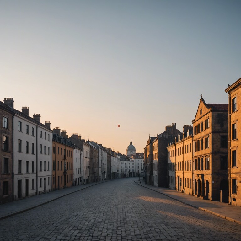 This track captures the essence of a heartwarming morning in kraków, where the sun rises against a backdrop of historic beauty, its rays filtering through old town windows. The music is dominated by the clarinet, echoing the traditional klezmer style, infused with elements of joy and celebration of life’s simple pleasures. The composition swirls with uplifting rhythms that mimic the cheerful bustle of the city waking up. This piece serves as a musical postcard from an eastern european jewel, embracing both the old and the joyful moments of everyday life. It's perfect for reflecting on the joys of heritage and communal harmony.