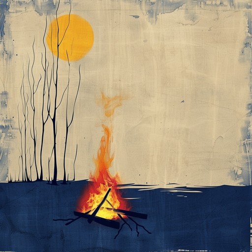 This instrumental folk song evokes memories of gathering around a campfire with friends and family, sharing stories, and enjoying the warmth of the flames. The melody is carried by a gentle acoustic guitar, accompanied by the soft sounds of a harmonica and the occasional twang of a banjo. The mid-tempo rhythm creates a relaxed and comforting atmosphere, inviting listeners to sit back and let their minds wander to cherished moments from the past. The tune's simplicity and heartfelt emotion make it a perfect backdrop for quiet reflection or intimate conversations.