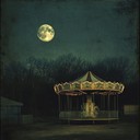 an eerie waltz under moonlight with haunting circus melodies