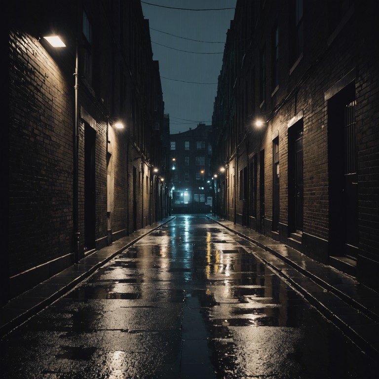 This track captures the essence of city life's underbelly through a blend of raw grime beats and introspective melodies, creating a contrast between the gritty street scenes and the hidden emotions of those who walk them. Focused on expressing the dichotomy between urban decay and the resilience of human spirit, the composition delves into the harsh realities masked by the city night. The soundscape is layered with a mix of aggressive rhythms and melancholic synth lines, crafting an evocative auditory journey.