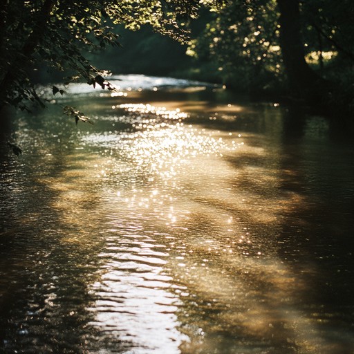 A gracefully woven instrumental interlude featuring a harmonious flute and piano, capturing the serene elegance of a sunlit riverside dance, perfect for meditative moments