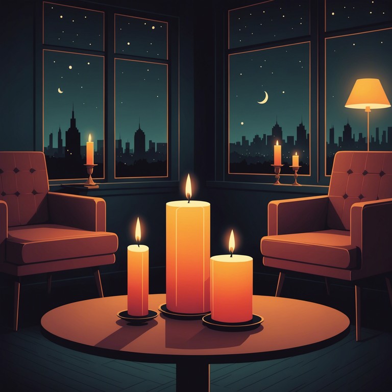 Dive deeper into the lounge atmosphere with this immersive track, featuring more pronounced saxophone melodies that create an enchanting echo throughout the cozy space, amplifying the sensual and reflective ambiance.