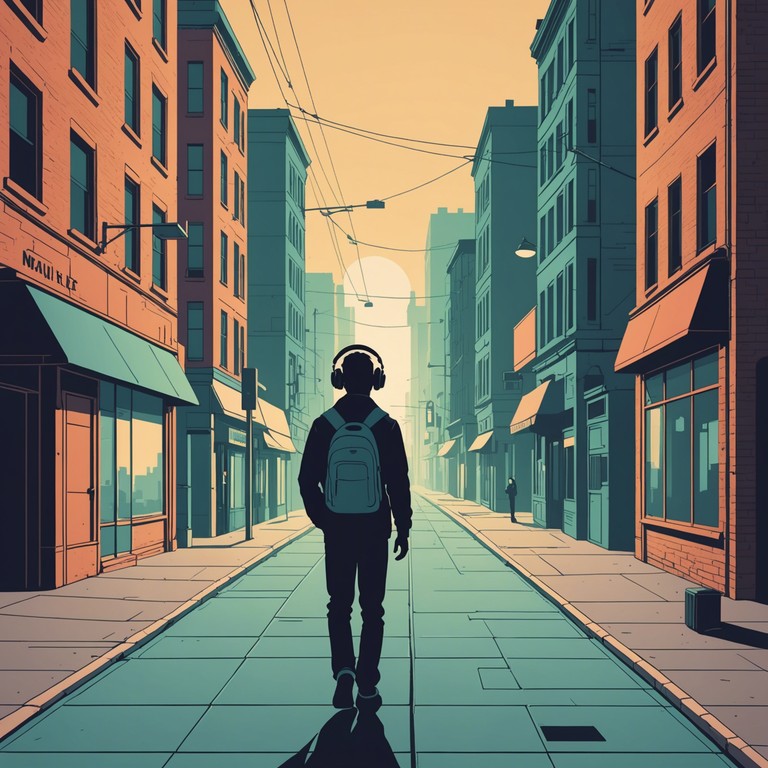 Echoes in the alley offers a mirror to dreams of urban sunrise with its gentle, inspiring tones, keeping the core of smooth, instrumental hip hop, while presenting a slightly more contemplative take on the rhythm of city life as it wakes. Perfect for early morning reflections or background music to start your day.