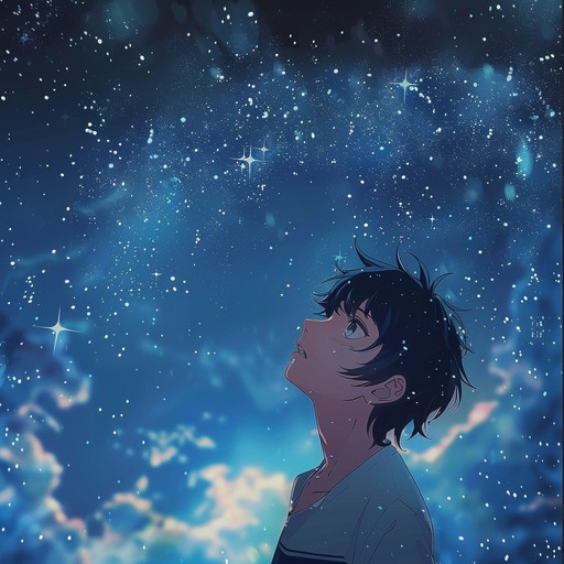 This instrumental track features ethereal synthesizers and lush orchestration that creates an immersive, dreamy atmosphere, reminiscent of starry night skies and otherworldly adventures. Perfect for anime scenes set in fantastical worlds or emotional, introspective moments.