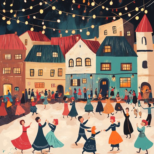 A high energy instrumental klezmer piece capturing traditional eastern european festivities with spirited melodies and lively rhythms that evoke joyful village dances.