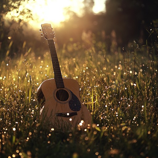 This instrumental jingle captures the essence of a peaceful morning in a sunlit meadow. The soothing tones of the acoustic guitar mingle with the ambient sounds of nature, creating a relaxing and uplifting atmosphere perfect for starting the day on a positive note. The melody is designed to be simple yet evocative, featuring subtle harmonics and gentle strumming patterns that evoke the beauty of nature's first light.