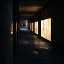 unnerving rhythms reverberate through dark, deserted urban passages