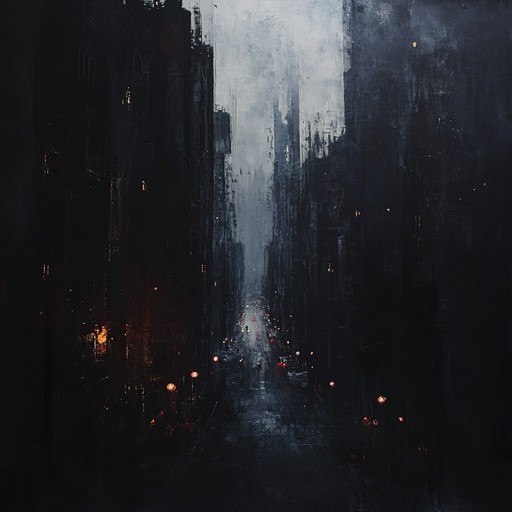 An instrumental fusion of deathcore's brutal guitar work and drums with the ambient sounds of the city, crafting a sonic portrayal of urban chaos and tension.