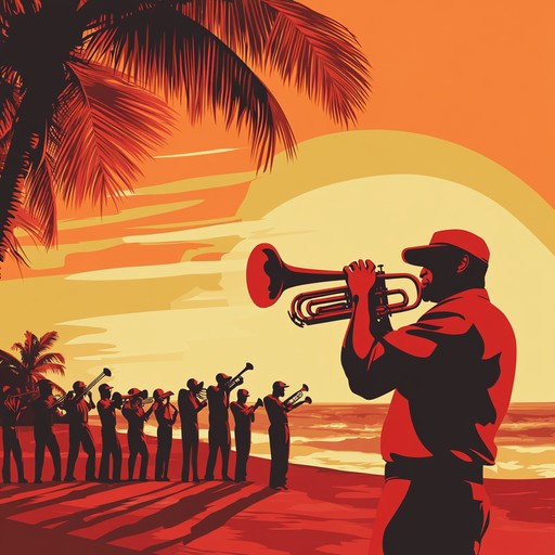 Feel the vibrant energy of a sunset salsa fiesta with infectious latin rhythms and lively beats that make you want to dance under the setting sun. Perfect for celebrations and parties, this track brings joy and movement to everyone around.