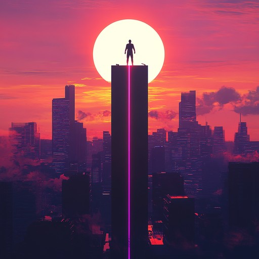 A vibrant instrumental synthwave track that captures the essence of optimism and forward looking momentum, blending nostalgic 80s synths with modern beats to inspire hope and excitement for the future