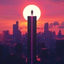 an uplifting synthwave journey towards a bright and hopeful tomorrow