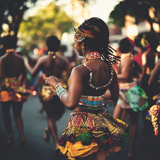 An electrifying instrumental track featuring vibrant percussion, syncopated beats, and catchy melodies reflecting the joyous celebrations of african culture. Ideal for dance, celebrations, and high energy scenes.