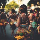 bright, lively rhythms celebrating african heritage and cultural unity