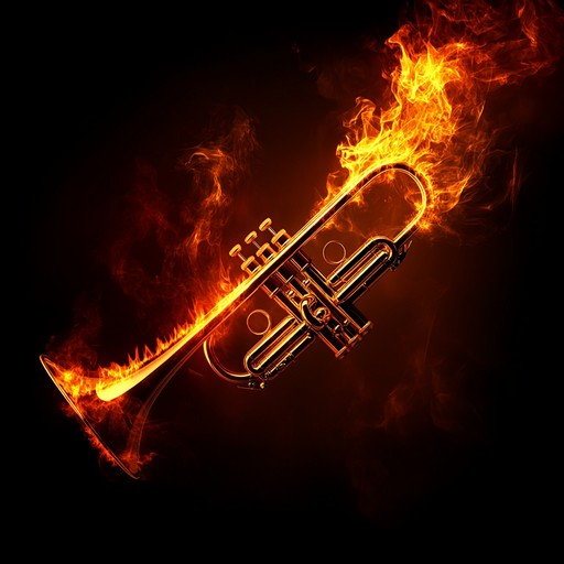 An explosive instrumental mambo track that conveys intense emotions through aggressive brass sections and rapid percussion, delivering an energetic and passionate dance experience.