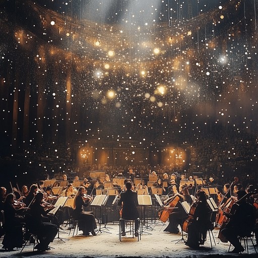 A jubilant orchestral composition capturing the warmth and exuberance of festive winter gatherings. The piece features a rich tapestry of strings, brass, and percussion, weaving together melodies that evoke the joy and coziness of winter holidays. Ideal for setting the scene at grand celebrations or evoking the spirit of the holiday season.