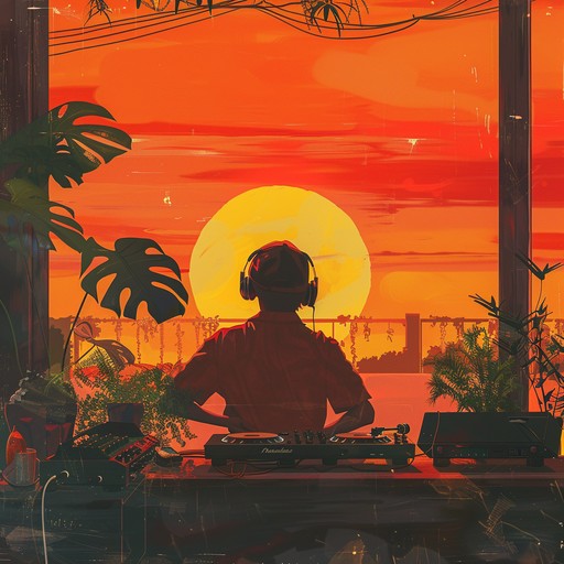 Imagine the orange hues of a setting sun with a gentle breeze rustling through the palm leaves as this track sets a groovy, relaxed backdrop for an outdoor summer party, where the beats are as smooth as the cocktails being served