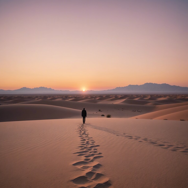 In an alternative musical version, this piece further delves into the mystical elements associated with ancient desert cultures. It enhances the feeling of being on a timeless quest, bridging mythical legends with gusts of surreal, rock driven melodies.