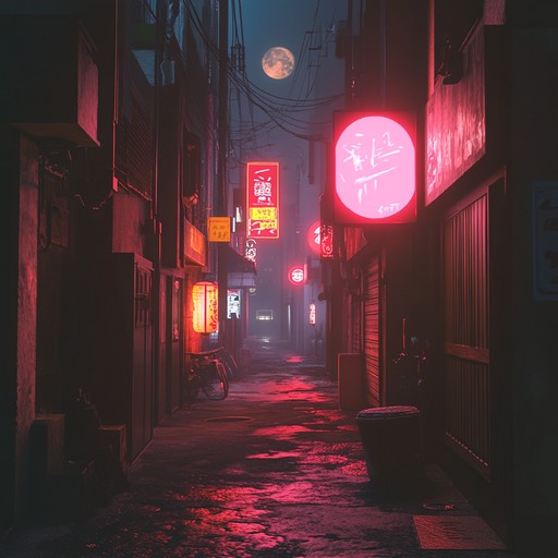 This mesmerizing instrumental j pop piece conveys the enigmatic beauty of tokyo at night. Delicate synths weave through soft, intricate beats, creating a soundscape that feels both mysterious and captivating.