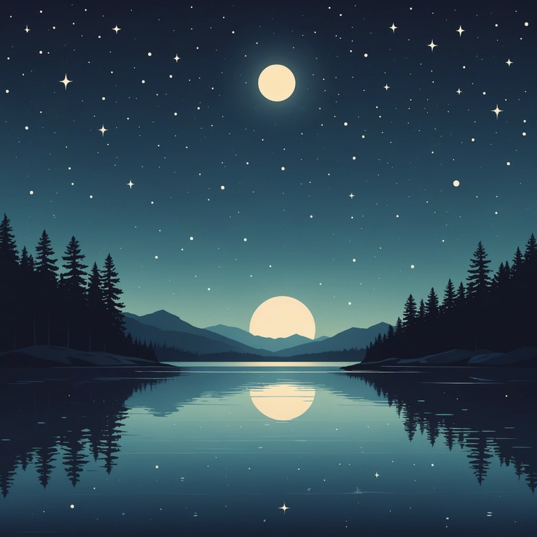 This track features a deeply soothing, slow paced rnb melody that evokes a tranquil night under a starlit sky. The use of electric piano brings a warm, intimate feel, perfect for reflective evenings or gentle background music.