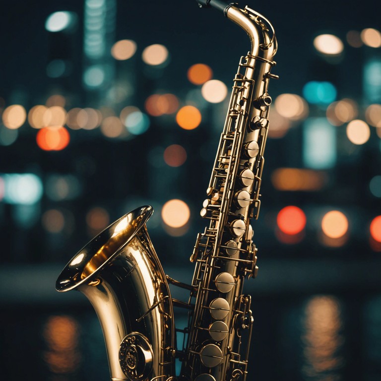 Crafting a composition that captures the essence of the night through a blend of electronic pulses and jazzy undertones. The song sets an upscale atmospheric tone for late night listening, featuring a soul touching saxophone that dances over a landscape of electronic waves.