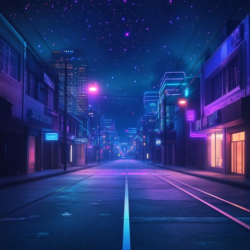 An instrumental j pop piece that captures the serene and reflective mood of wandering through empty city streets at night. The melody is carried by gentle piano accompanied by subtle electronic beats, evoking feelings of nostalgia and introspection.