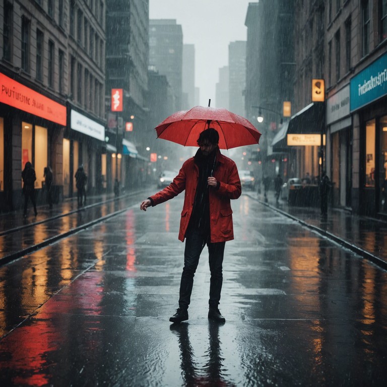 The song captures the essence of solitude and emotional depth as it combines slow, poignant salsa rhythms with a narrative of lost love, evoking a scene of dancing solo in the rain, reminiscent of nostalgic, heart breaking stories. The salsa song's melody emphasizes the weight of memory and sorrow through its poignant musical expressions.