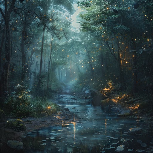 A captivating instrumental that paints a serene picture of a mystical forest, filled with ethereal sounds and melodic harmonies. The harp's delicate plucking simulates gentle movements of forest creatures and nature's whispering beauty, invoking calm and wonder