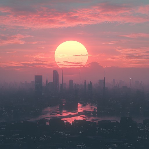 Explore the beauty of future bass sunsets through beloved electronic melodies, combining rich synths and dynamic beats to paint a heartwarming, twilight landscape.