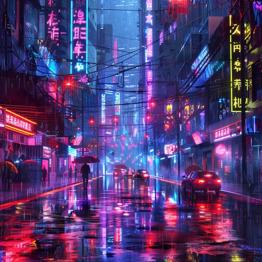 Step into a neon lit cyberpunk city where heartwarming synth melodies infuse the mechanized environment with warmth. Crafted with rich, emotional harmonies and dynamic tech beats, this soundscape provides an evocative and comforting embrace amidst the high tech setting.