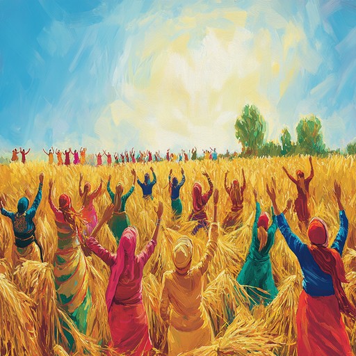 This track combines traditional bhangra rhythms with lyrics that reflect the joy and pride of punjabi farmers during harvest season. The energetic beats and lively instrumentals capture the essence of communal celebration and cultural pride, making it an ode to the agricultural life that sustains the region.