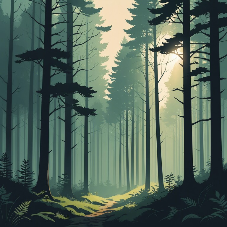 This piece captures the essence of a tranquil, untouched forest at dawn, where the gentle rustling of leaves and distant bird calls create a peaceful melody. The music will transport listeners to a place of serenity and natural beauty, using lush orchestral sounds to paint an auditory picture of an early morning in a vibrant forest.