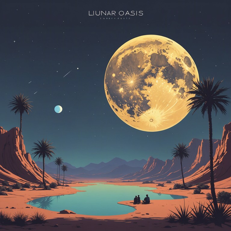 Imagine floating through a tranquil oasis on a distant moon, surrounded by lush alien vegetation and gentle, pulsating lights. This dreamy downtempo track features soothing synthesizer pads, soft electronic drums, and atmospheric textures that create a sense of peace and relaxation. The melody is subtle and hypnotic, with occasional ethereal samples adding to the otherworldly ambiance. Perfect for unwinding, meditation, or late-night stargazing sessions.