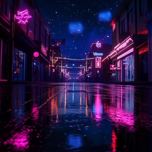 An instrumental synthwave piece that inspires introspection and nostalgia, embodying the serene yet vibrant atmosphere of city lights at night.