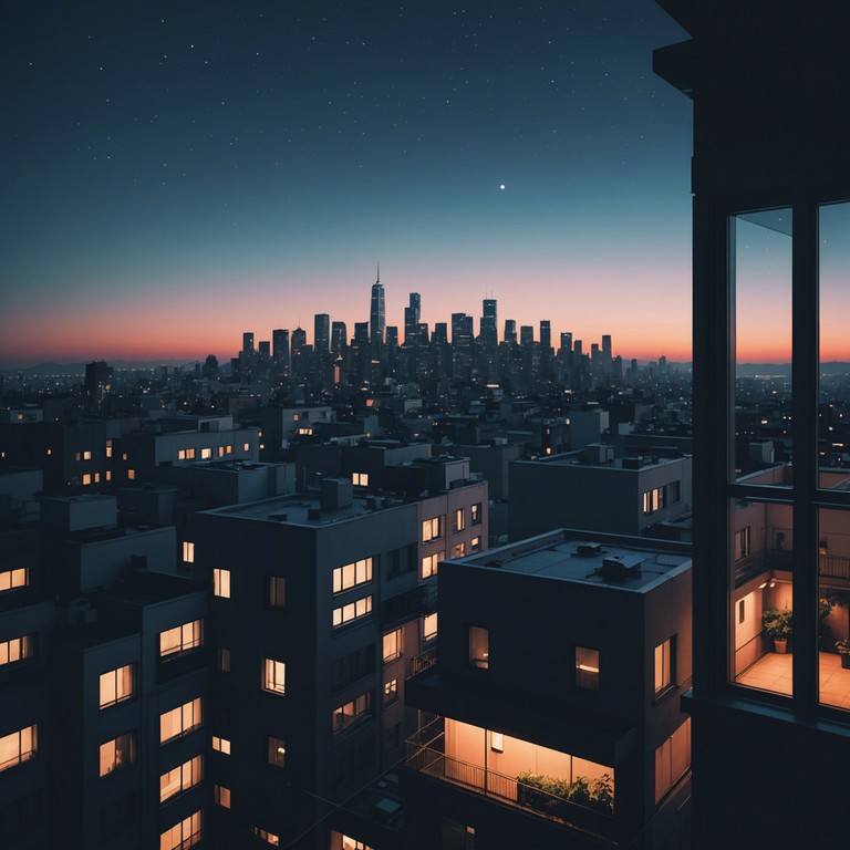 Imagine the heart of a sleeping city, with the quiet hum of neon lights and occasional distant noises creating an urban melody. ‘city lights serenade’ captures the serene yet lively essence of a cityscape at night through a minimalist, vibrant audio experience.