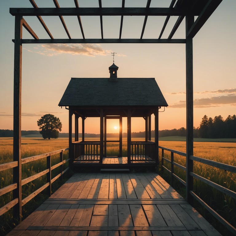 A tranquil piece where soft string melodies conjure images of rolling countrysides and timeless memories. The soul stirring composition transports listeners to a place of heartwarming reflection, portraying the beauty and serenity of nostalgic moments through gentle acoustic sounds.