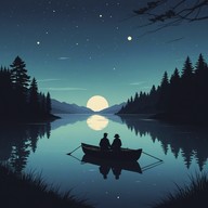 soft tones blend in moonlight
