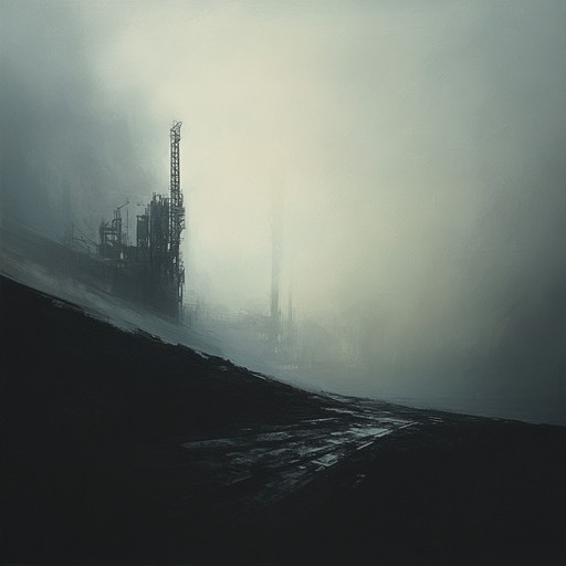 A dark instrumental piece combining ambient drones with industrial rhythms to create an unsettling atmosphere that evokes the depths of the subconscious.