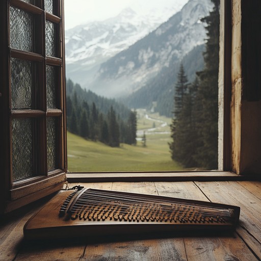 A melodious instrumental track merging the timeless beauty of german schlager with bavarian folk influences, creating a tender and melancholic atmosphere conveyed through the delicate sounds of the zither.