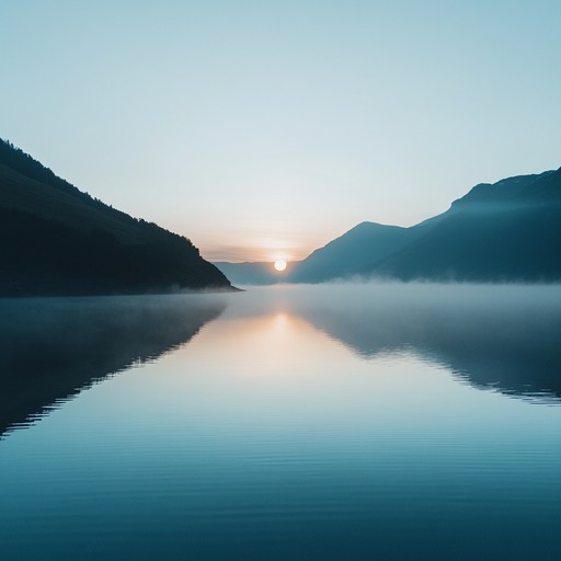 A composition that encapsulates the tranquil and hopeful feelings of watching the sunrise over a calm body of water, perfectly translating the natural peacefulness into auditory form.