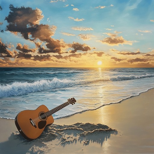 A smooth and uplifting instrumental bossa nova piece that captures the essence of carefree days spent lounging on sun drenched beaches. The melody flows like a gentle ocean breeze, evoking warm sands and golden sunsets over the sea.