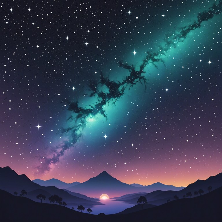 An instrumental track featuring a blend of celestial soundscapes and classic rnb rhythms, creating a unique, immersive listening experience. The music captures the essence of navigating through dreamy nebulas and starlit spaces, all while maintaining a soulful groove.