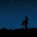 a calming jazz melody reflecting serene twilight under stars.