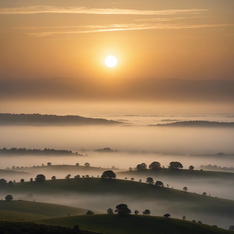 This composition features an awe inspiring symphonic arrangement that builds progressively to represent a journey from darkness to light, portraying a sense of triumph and eternal hope. The music mimics the early morning sun rising above a misty horizon, bringing warmth and illumination to everything its light touches. The piece is crafted to evoke feelings of rebirth, renewal, and unstoppable determination.