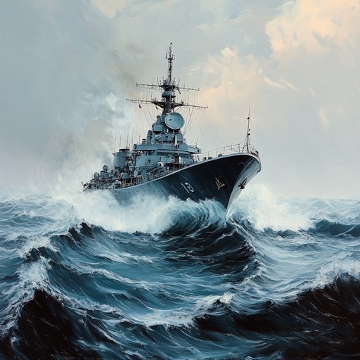 A proud, powerful orchestral piece celebrating the russian navy, blending rich traditional melodies with sweeping modern harmonies. Embark on a sonic journey through the history and magnificence of russian maritime might.