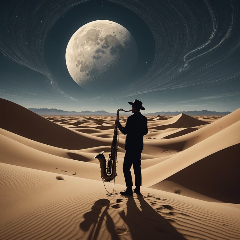 Venture into a sonic exploration where the whimsy of a pan flute's melodies dances over the resilient rhythms of cumbia, creating an unforgettable auditory journey akin to a night time trek across mystical desert dunes.