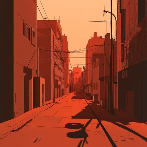 A fusion of soft acoustic guitar with urban inspired gritty textures creates a reflective, contemplative mood perfect for introspective walks in the city at dusk
