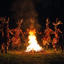 traditional drums lead spirited dance