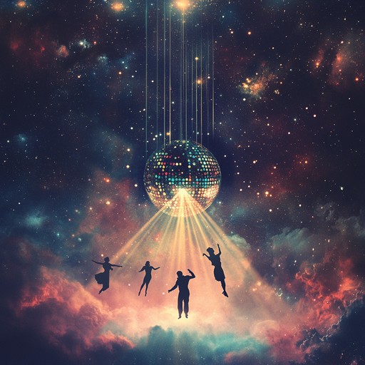 A pulsating fusion of classic disco rhythms with futuristic synths and alien soundscapes that create an immersive celestial dance experience. A pulsating fusion of classic disco rhythms with futuristic synths and alien soundscapes that create an immersive celestial dance experience.