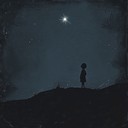 an instrumental evoking a child's loneliness gazing at stars