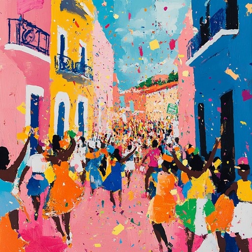 A vibrant composition filled with pulsating rhythms and exuberant melodies, embodying the spirit of a carnival. This track captures the essence of lively street parades, with groovy basslines, driving percussion, and infectious brass sections. It’s the perfect backdrop for an unforgettable party atmosphere, celebrating life with every beat